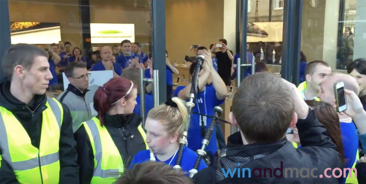 愛丁堡蘋果旗艦商店開幕