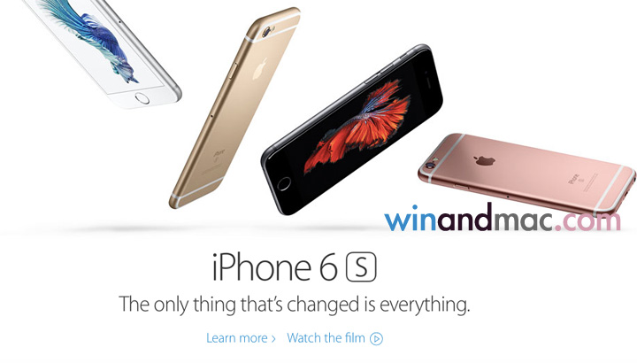 iPhone 6S Homepage