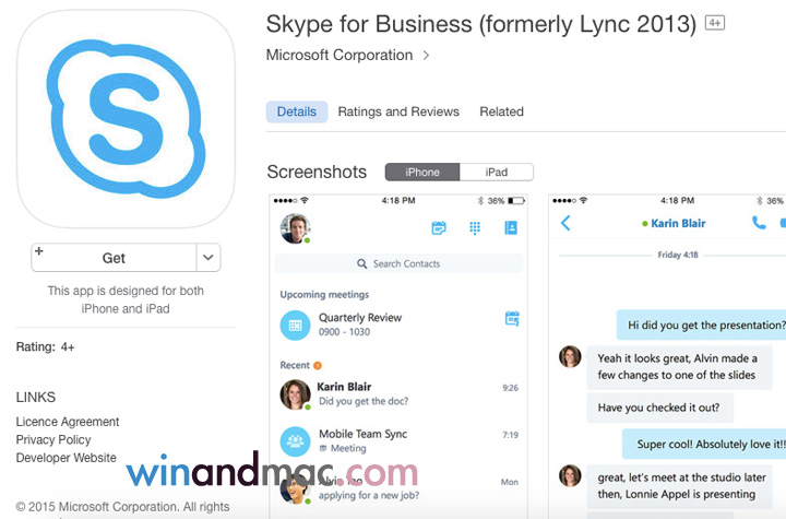 Skype for Business Lync