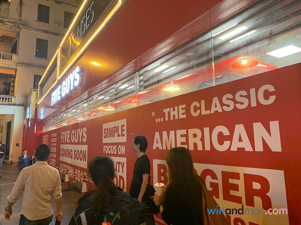 Five Guys首間香港店未開就入去試 真。把薯條和漢堡包推至另一個層次？！ 視麥媒體